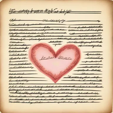 In the love letter, the writer confessed their affection using heartfelt words with alveolar consonants.