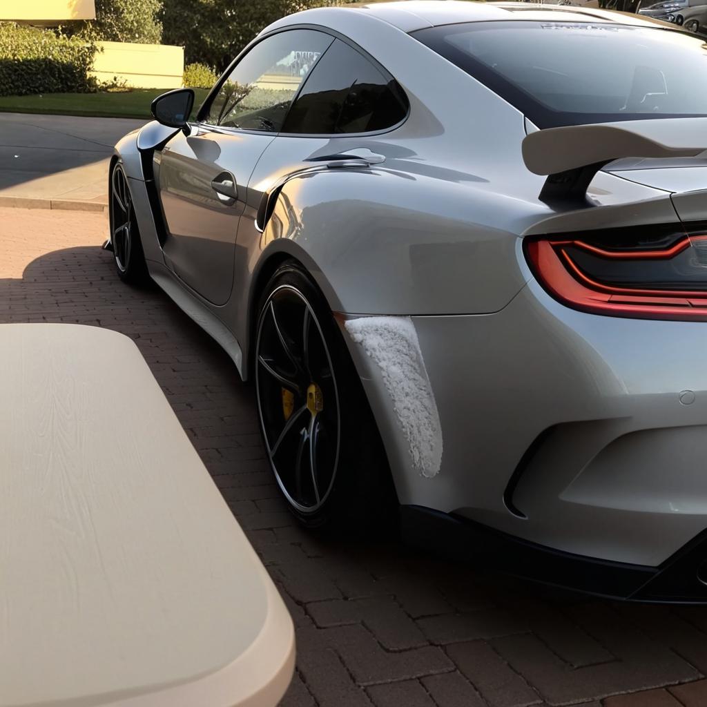 Futuristic Sleek Sports Car: Innovation Meets Nature