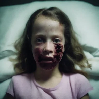 In the spine-chilling horror movie, a mysterious presence haunts a young girl and turns out to be a manifestation of alveolar rhabdomyosarcoma.