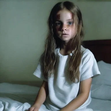 In the spine-chilling horror movie, a mysterious presence haunts a young girl and turns out to be a manifestation of alveolar rhabdomyosarcoma.