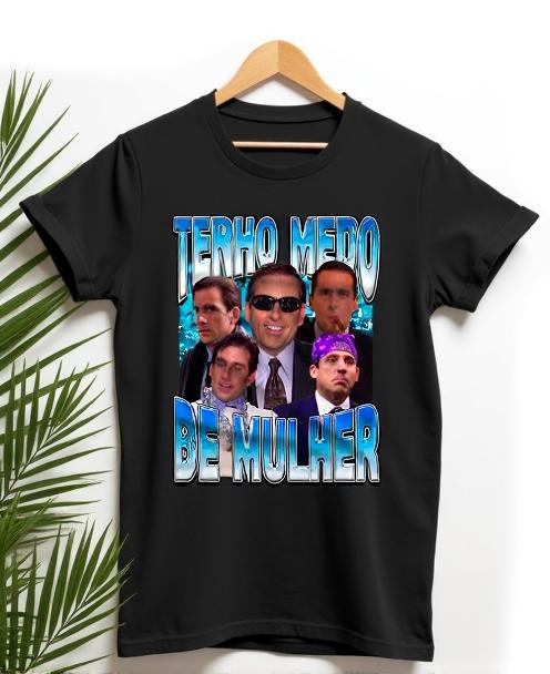 A vibrant and humorous T-shirt design featuring a collage of various expressions of a man, each showcasing a different emotion