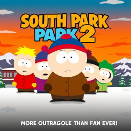 A satirical movie poster for 'South Park 2: *Insert Sequel Here*', released in 2021, featuring the iconic characters from the animated series: Stan, Kyle, Cartman, and Kenny
