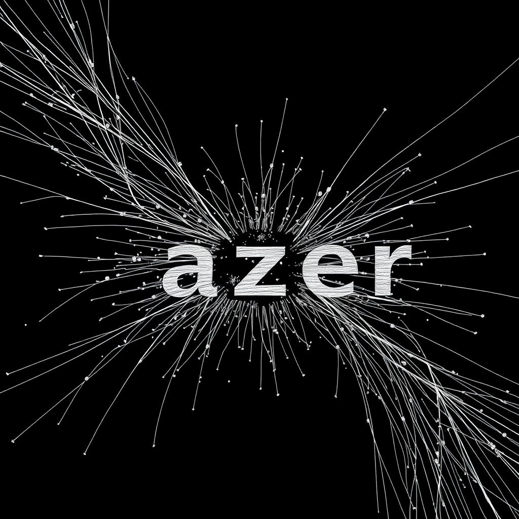 A Discord banner featuring a black background with the word "azer" prominently displayed in the center