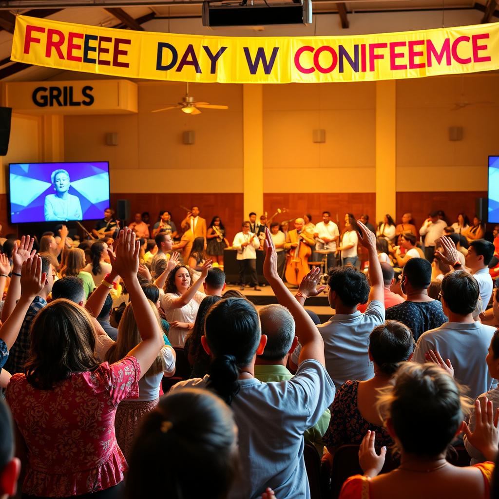Experience Joy: Uplifting Worship Conference Scene