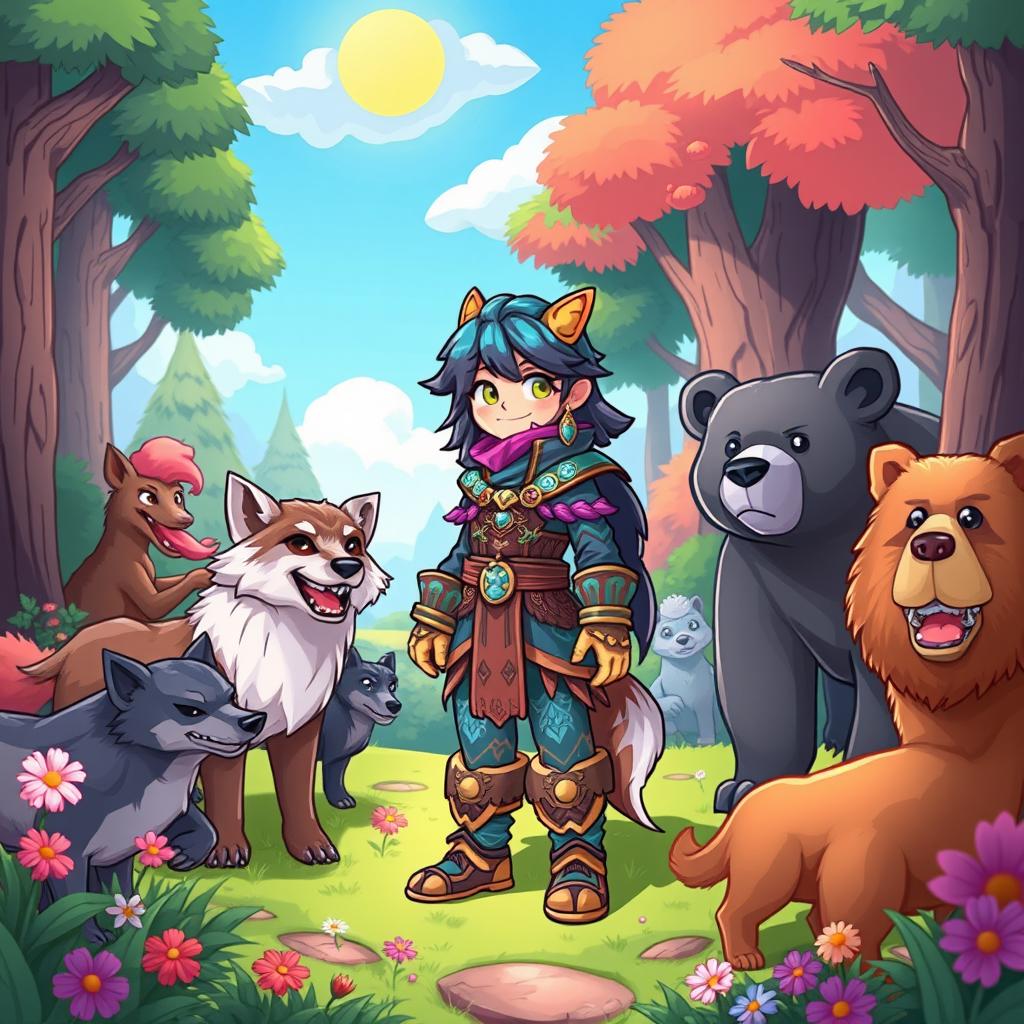 A detailed illustration of a skin from the game 'Taming