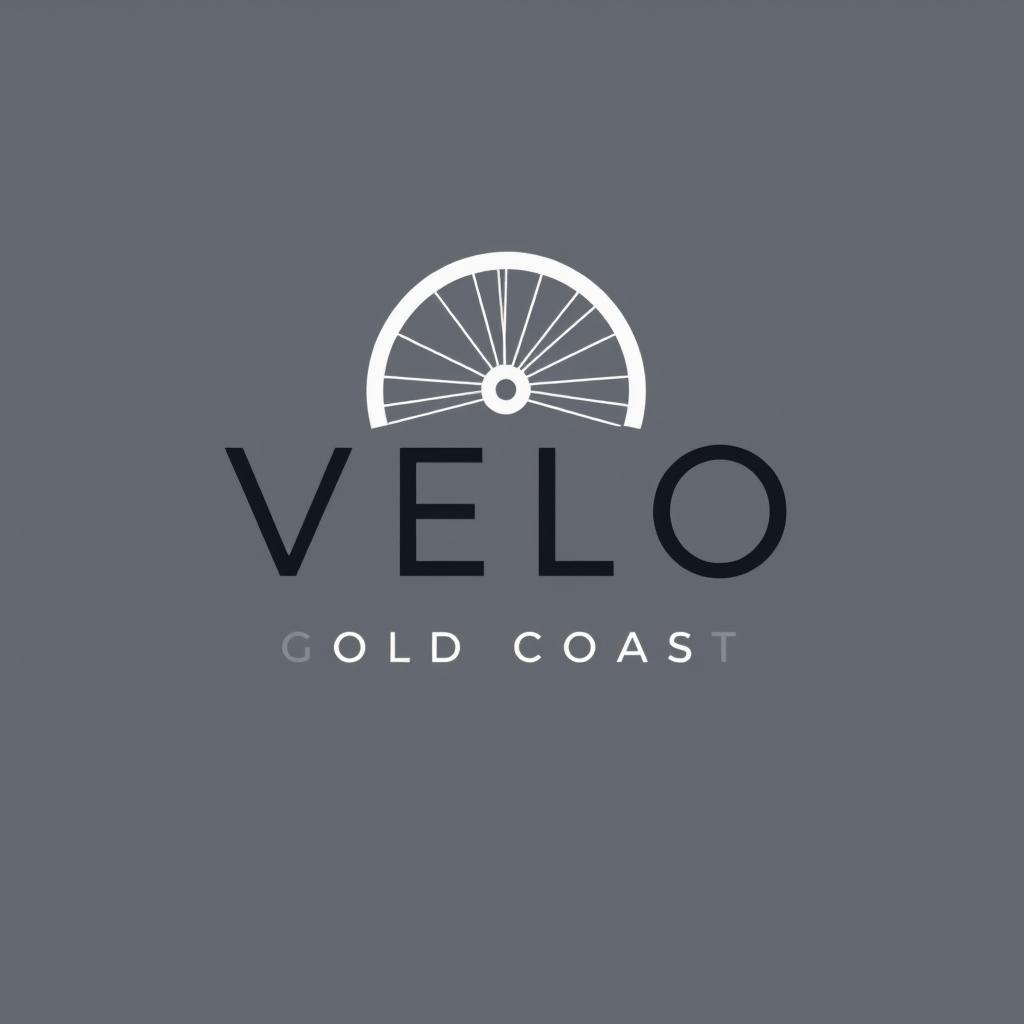 A minimalist style logo for the cycling store 'VELO Gold Coast'