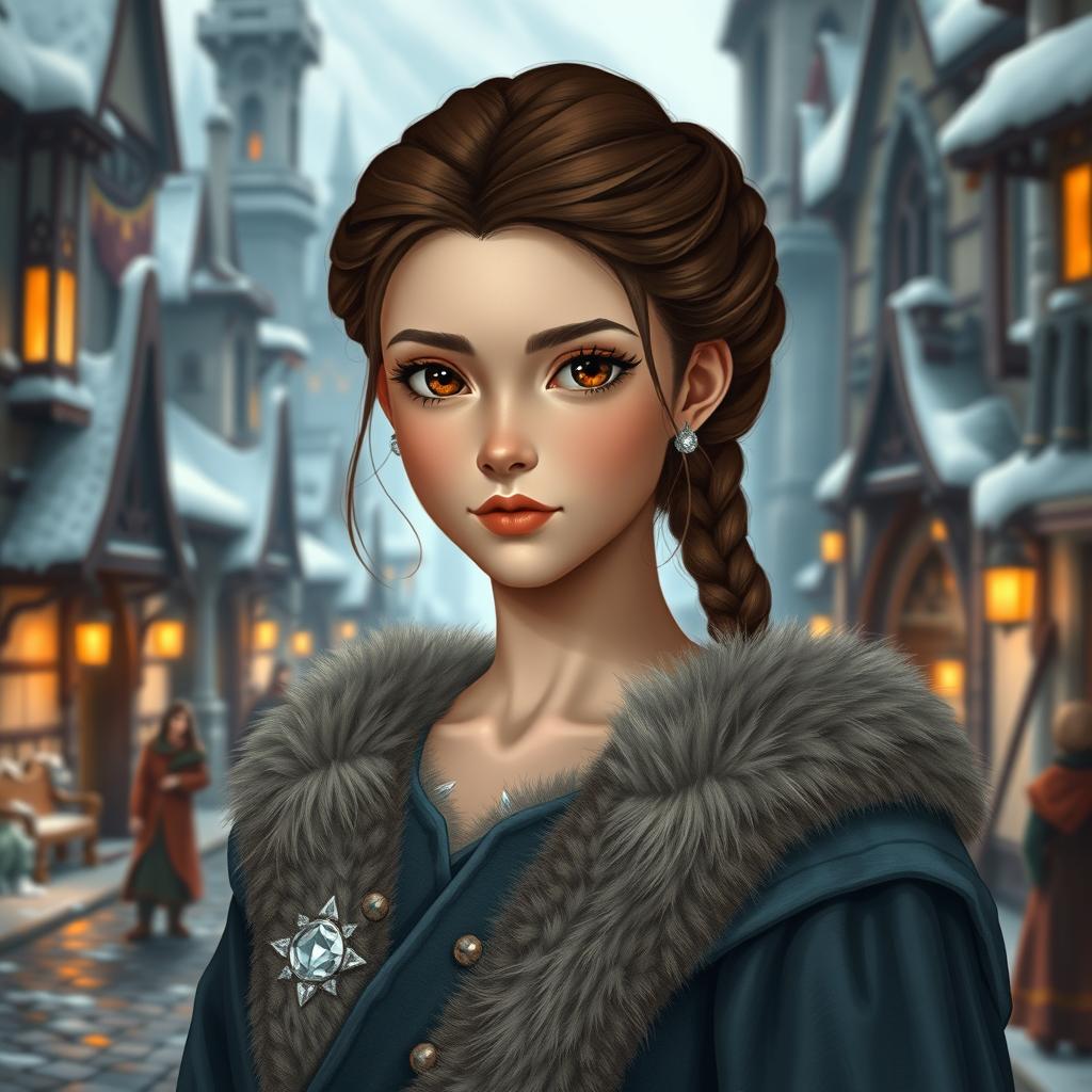 A pragmatic and intelligent 16-year-old princess from the Tsarah region, a cold, mountainous kingdom
