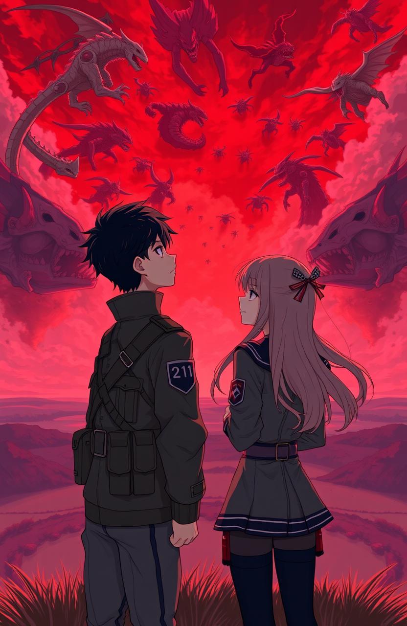 An anime-style illustration titled 'Survive with You'