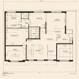 Architectural drawing of a 1300 sq ft house plan, including a detailed room layout, entrances, exits, and windows