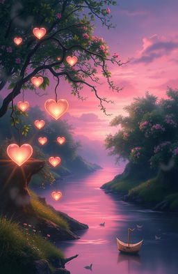 A captivating image inspired by the themes in the song 'Echoes of Heart' by Neethu Kodali