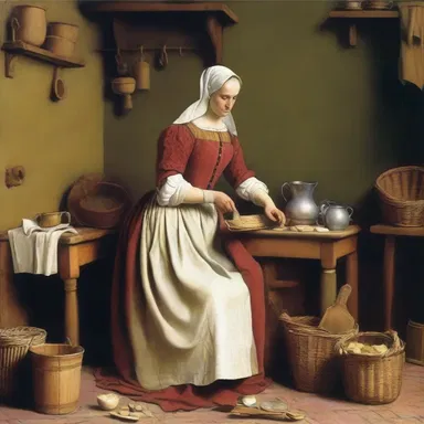 During the Renaissance period, noble households employed skilled amahs to manage the day-to-day tasks and ensure the smooth operation of the household.