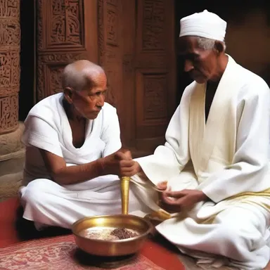 In certain religious rituals, an amah was tasked with performing sacred rituals and maintaining the cleanliness of the sacred spaces.