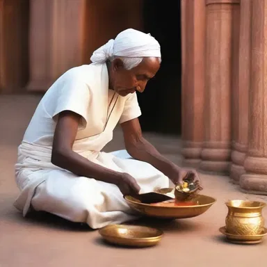 In certain religious rituals, an amah was tasked with performing sacred rituals and maintaining the cleanliness of the sacred spaces.