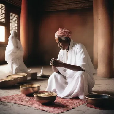 In certain religious rituals, an amah was tasked with performing sacred rituals and maintaining the cleanliness of the sacred spaces.