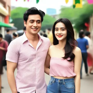 In the romantic comedy film, the main character falls in love with the charming amah, leading to a series of humorous and heartwarming events.