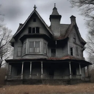 The eerie haunted house was said to be inhabited by the vengeful spirit of an amah who met a tragic end.