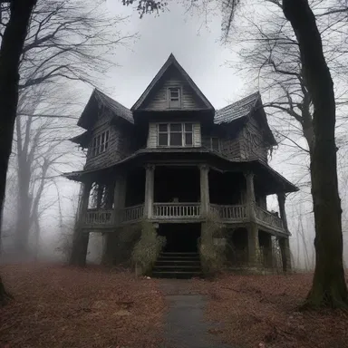 The eerie haunted house was said to be inhabited by the vengeful spirit of an amah who met a tragic end.