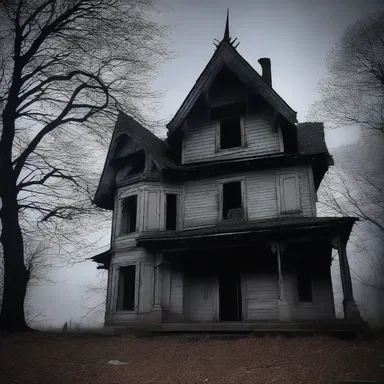The eerie haunted house was said to be inhabited by the vengeful spirit of an amah who met a tragic end.
