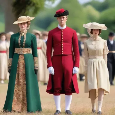 The period drama showcased the intricate period costumes, including the amah's uniform, immersing the audience in a bygone era.
