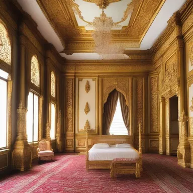 The grand palace had a special room designed for the amah to care for the royal baby.