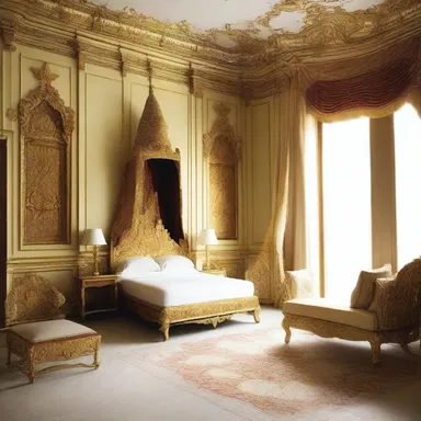 The grand palace had a special room designed for the amah to care for the royal baby.