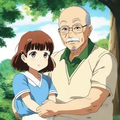 In the anime, the amah character was shown as a devoted caregiver to the young protagonist.