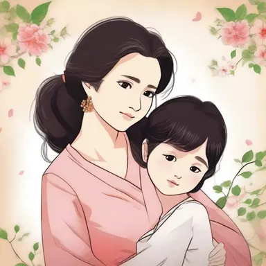In the romantic novel, the amah secretly fell in love with the child's father and faced numerous obstacles for their forbidden love.
