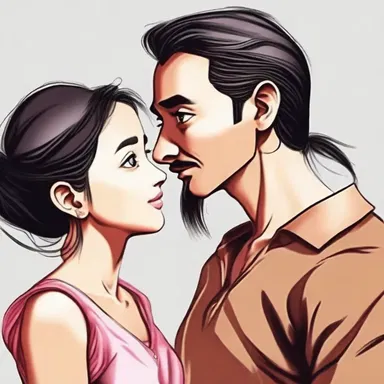 In the romantic novel, the amah secretly fell in love with the child's father and faced numerous obstacles for their forbidden love.