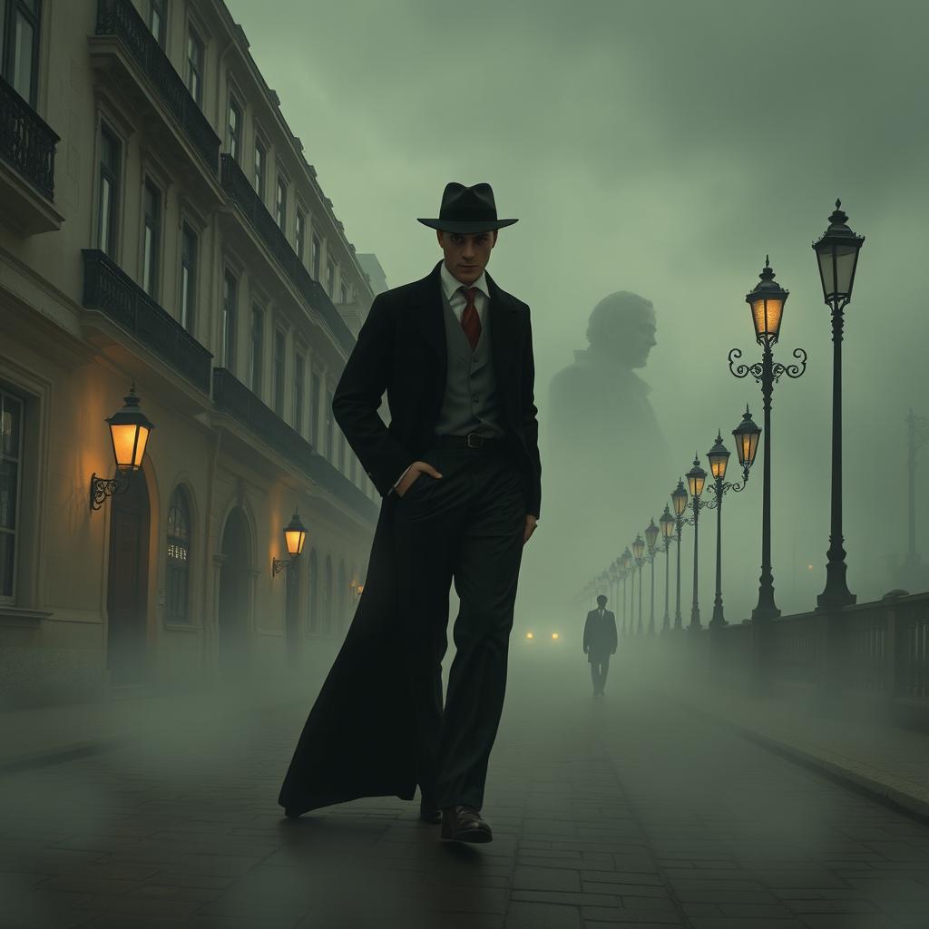 A captivating and artistic representation inspired by José Saramago's novel 'O Ano da Morte de Ricardo Reis'