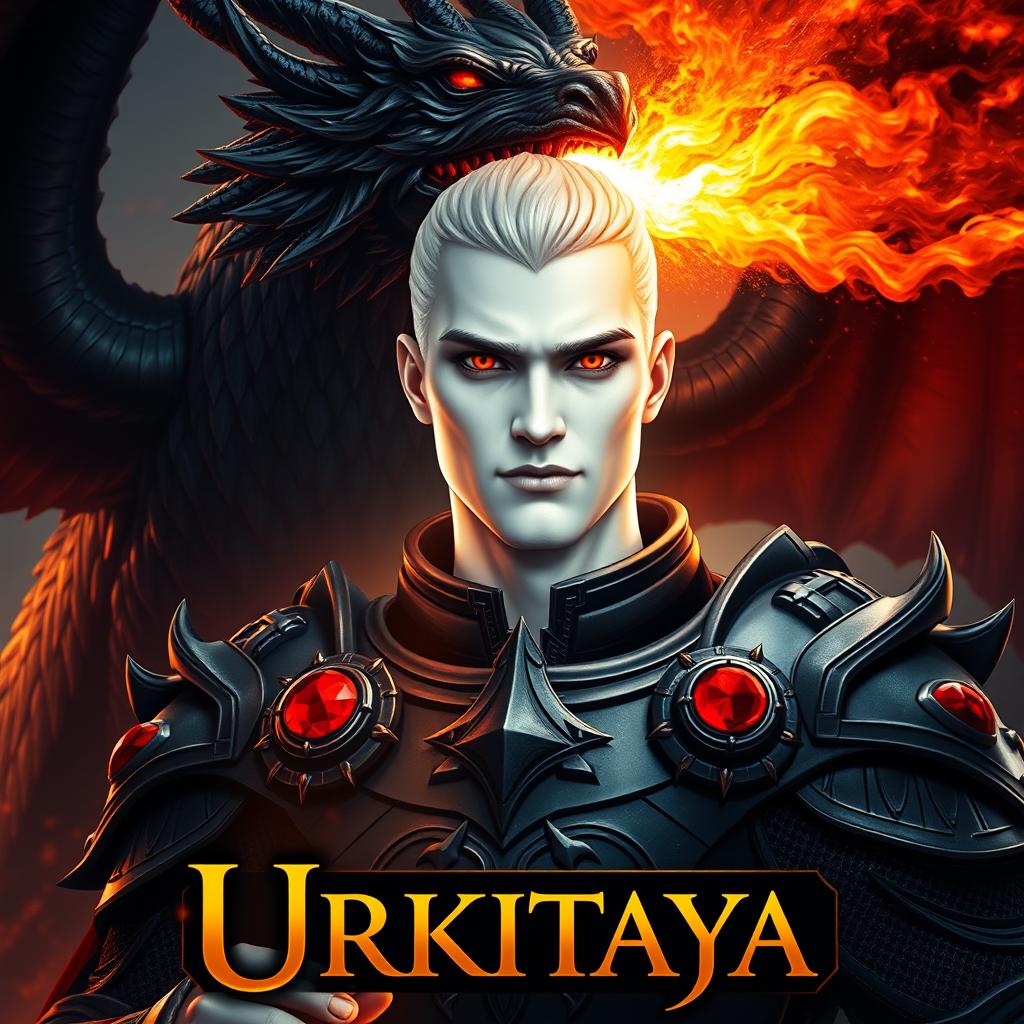 A striking portrait of a book titled 'Urkitaya,' featuring a captivating cover design