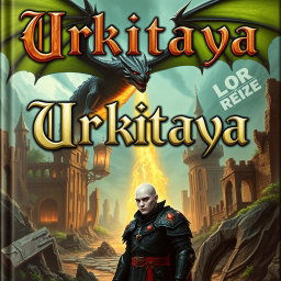 An enchanting book cover for 'Urkitaya,' featuring the title prominently displayed in an intricate Gothic font that adds a sense of mystique