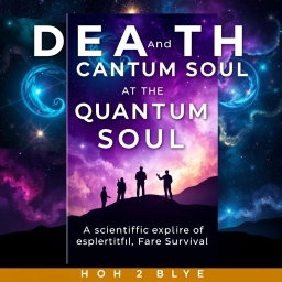 An engaging and visually captivating book cover design for 'Death and the Quantum Soul: A Scientific Exploration of Survival'