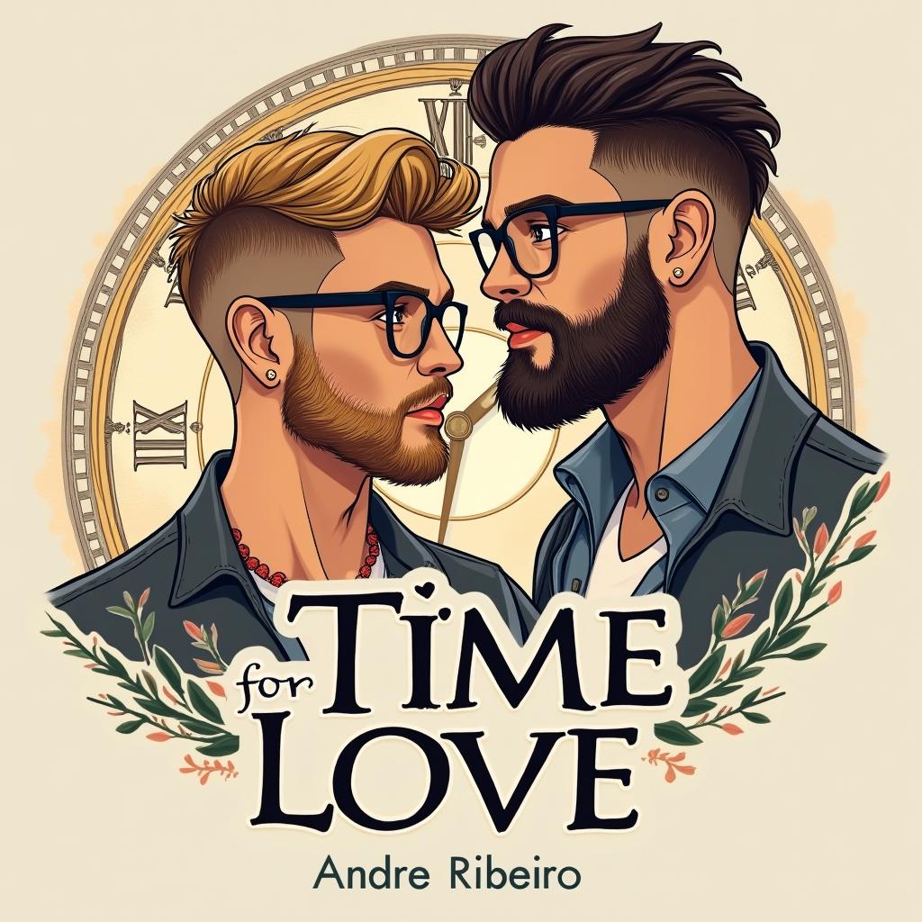 A beautifully illustrated book cover titled 'Time for Love'