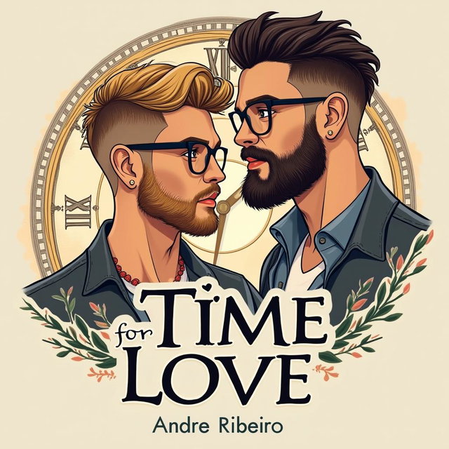A beautifully illustrated book cover titled 'Time for Love'