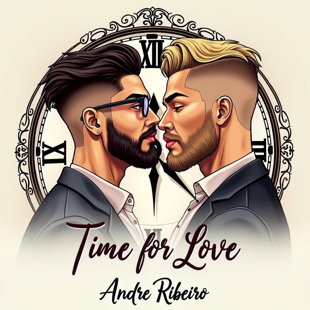 A charming book cover illustration titled 'Time for Love'