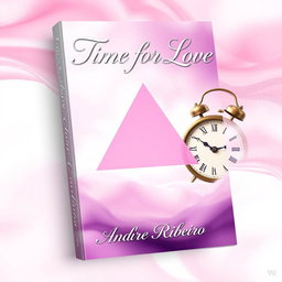 A captivating book cover for a poetry collection titled 'Time for Love' by author Andre Ribeiro