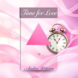 A captivating book cover for a poetry collection titled 'Time for Love' by author Andre Ribeiro
