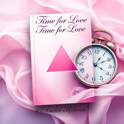 A captivating book cover for a poetry collection titled 'Time for Love' by author Andre Ribeiro