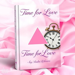 A captivating book cover for a poetry collection titled 'Time for Love' by author Andre Ribeiro