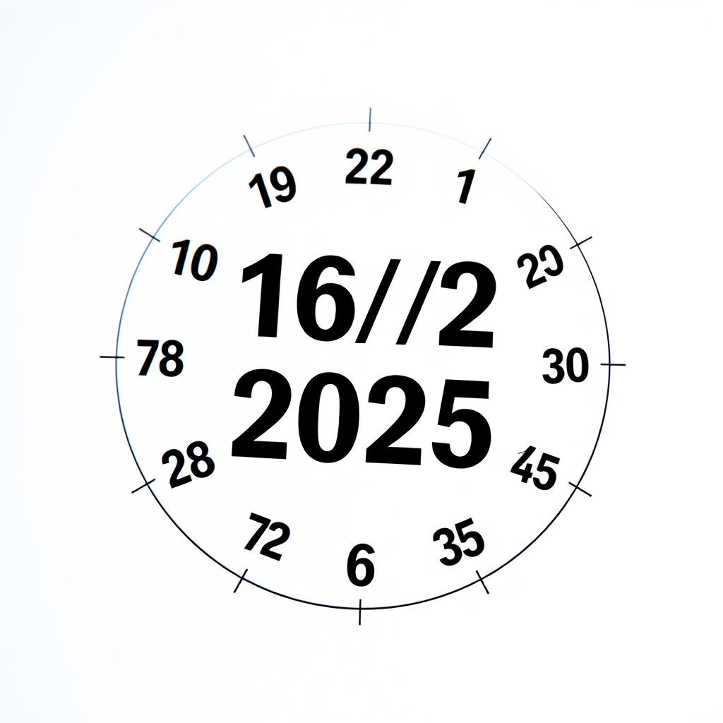 Bold Circular Calendar Design – Make Every Day Count!
