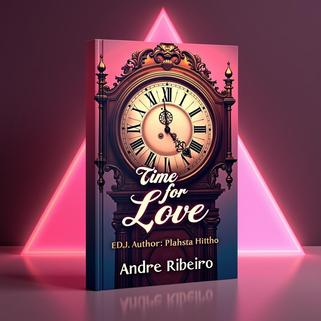 A vibrant 2D book cover featuring a large pink triangle as the background