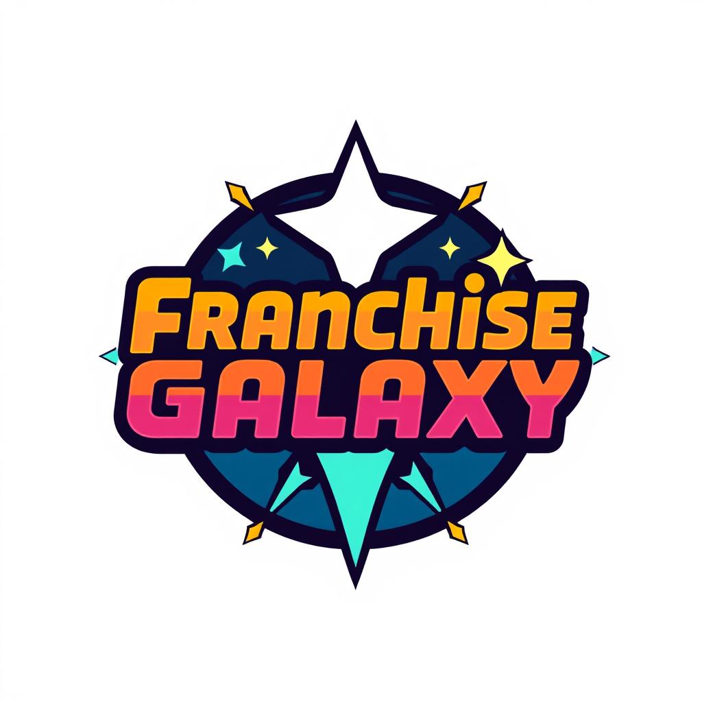 A distinct retro-looking logo for 'Franchise Galaxy'
