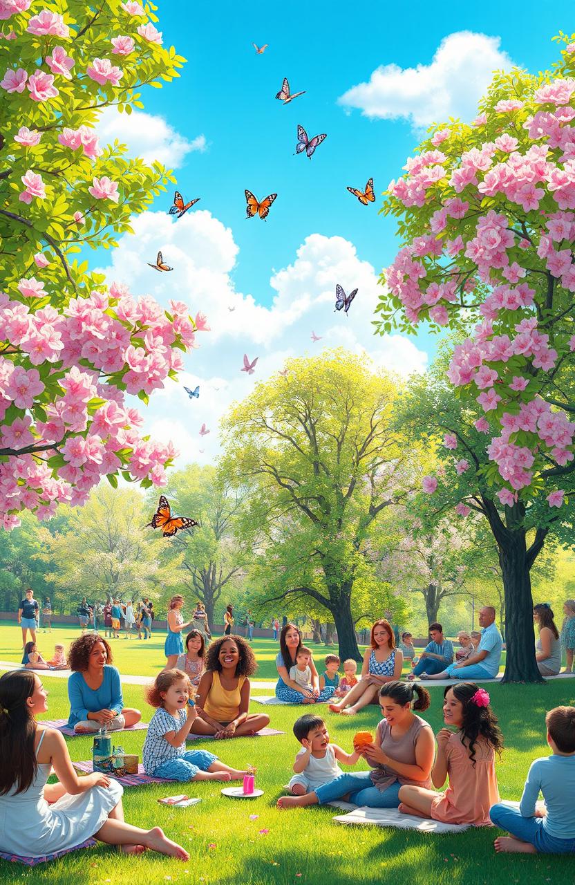 Whimsical Spring Day: Embrace Nature's Colors