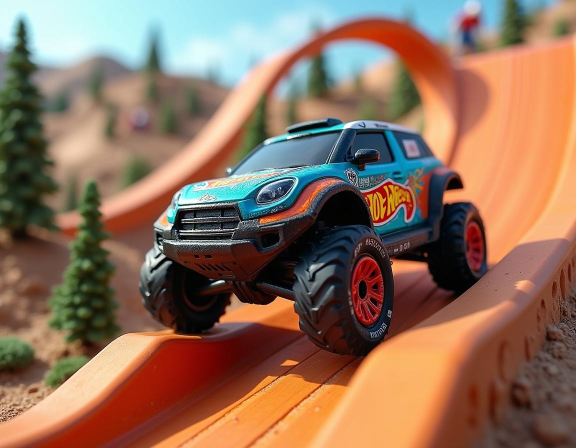 Rev Up Your Imagination: Dynamic Hot Wheels Rally Car
