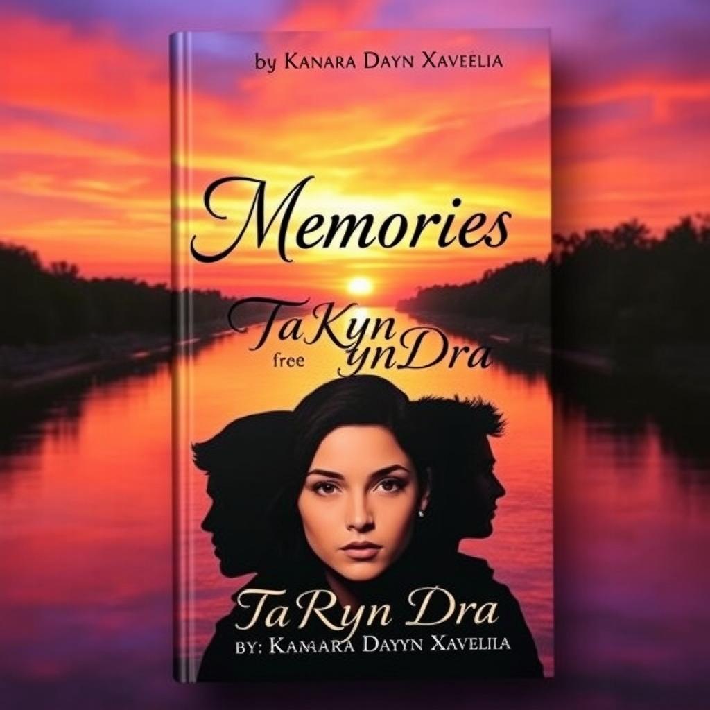 Tranquil River at Sunset: A Captivating Book Cover