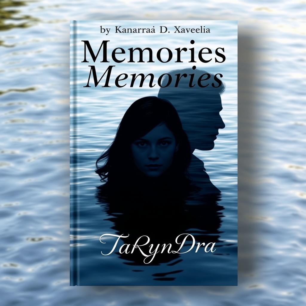 A visually appealing book cover featuring a tranquil river as the background, where the water shimmers with soft reflections