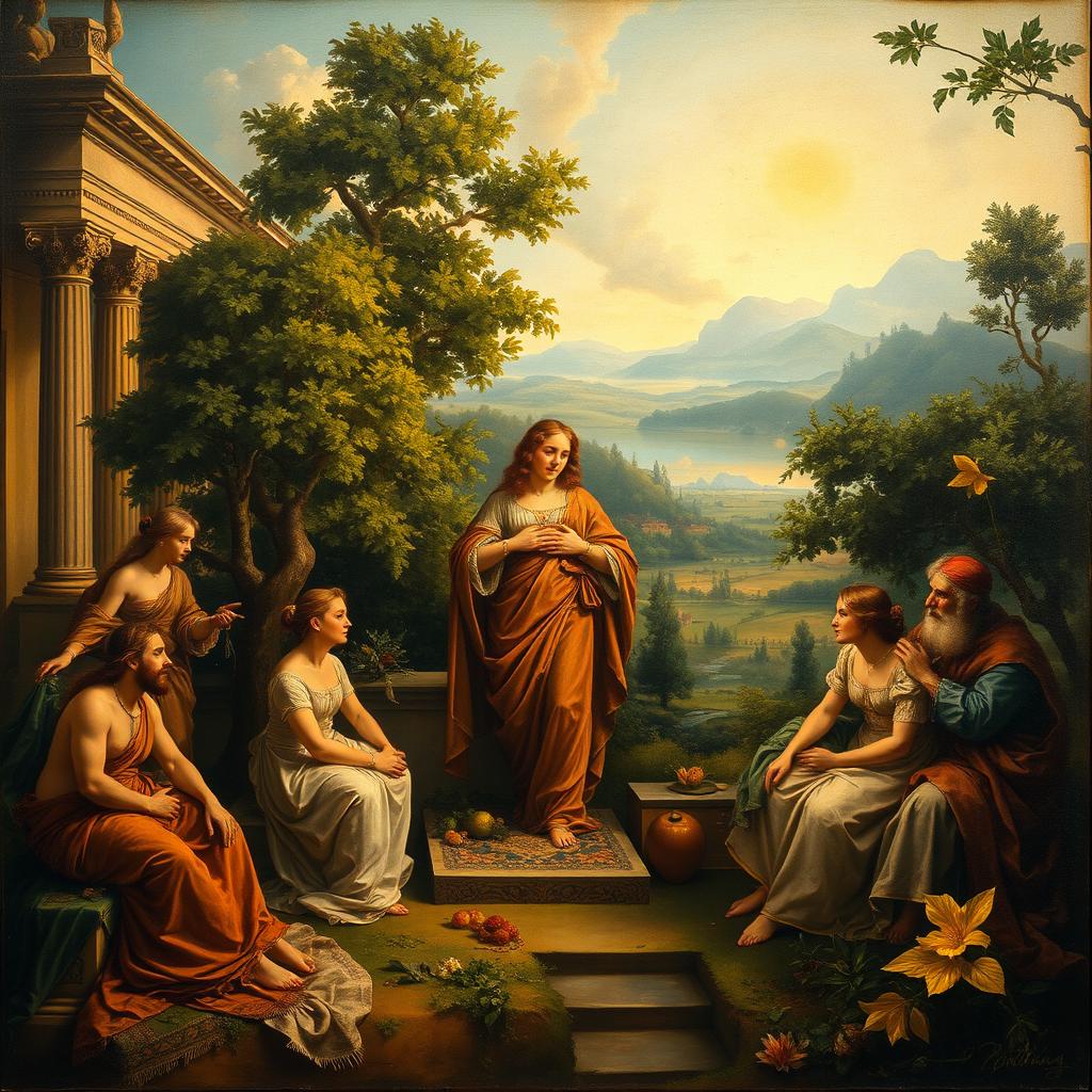 Experience the Serenity and Warmth of Classic Renaissance Painting