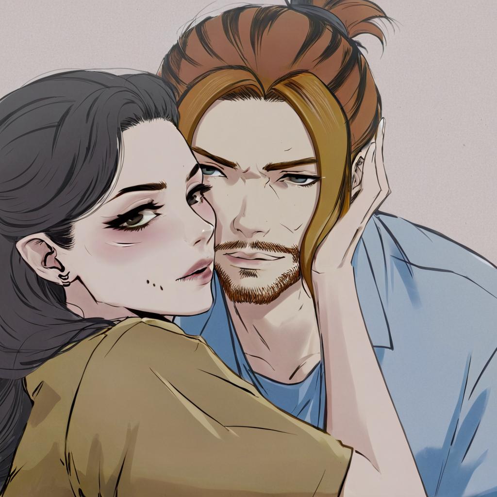 Intimate Moments: A Romantic Couple's Connection
