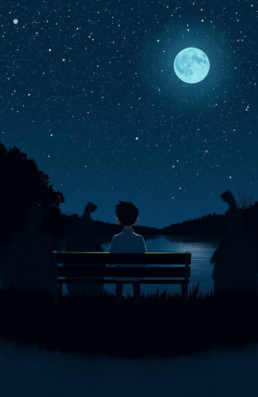 A conceptual illustration representing the theme 'The Pain of Loneliness'
