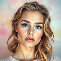 A stunning portrait of Cara Delevingne featuring her signature expressive eyes and bold eyebrows